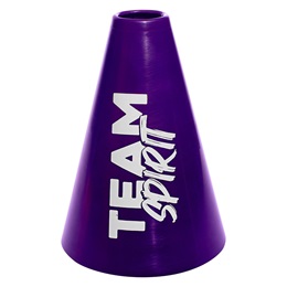 7 inches Team Spirit Megaphone - Purple and White