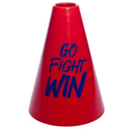 7 inches Go Fight Win Megaphone - Red and Blue