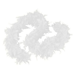 White 6 ft. Feather Boa