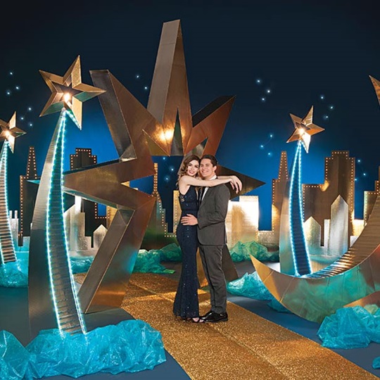 under the stars homecoming theme dress City Beyond Complete theme starry night dress