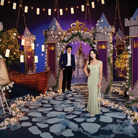 fairytale homecoming theme dress A Land Far Away Complete Two Piece Prom Dress