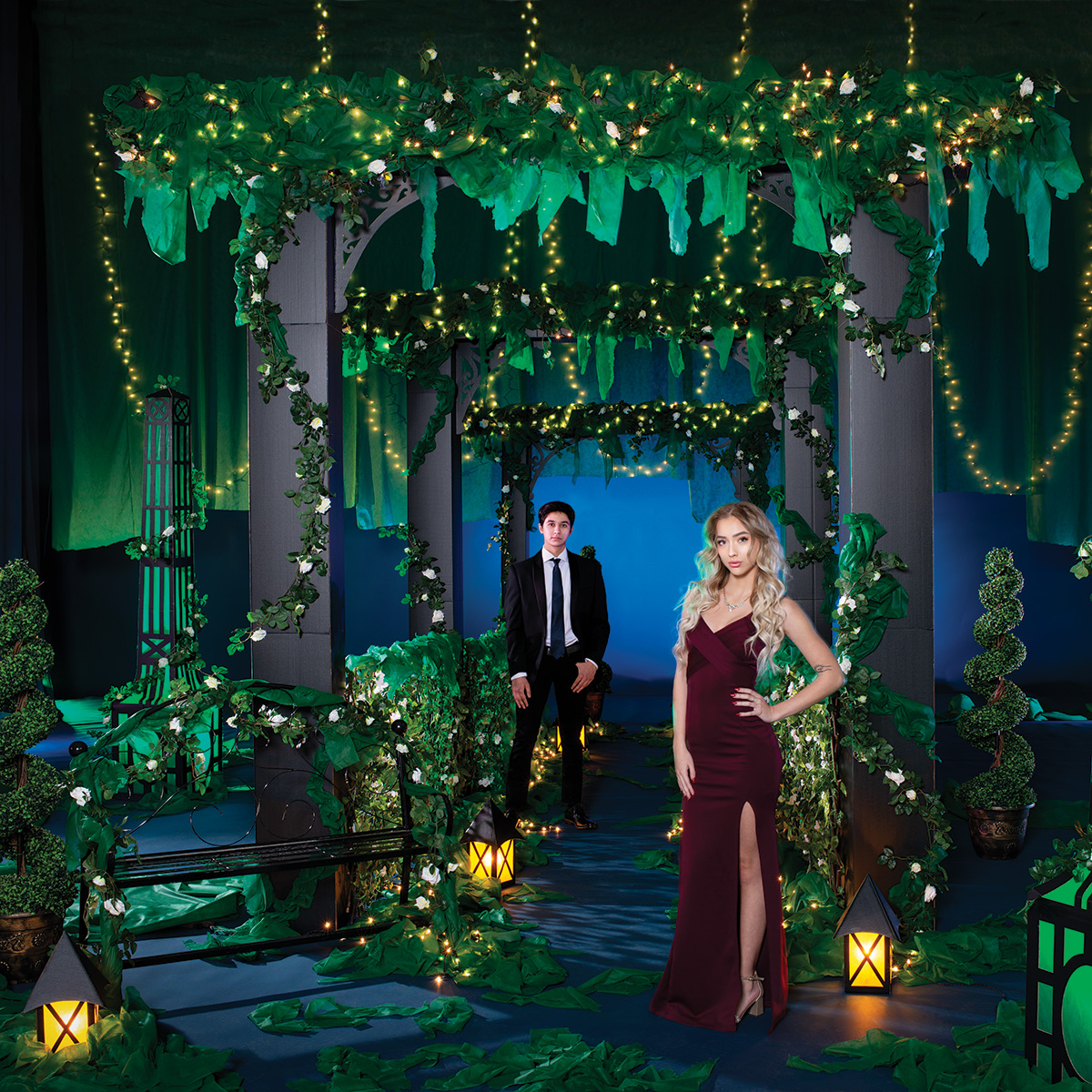 enchanted garden theme homecoming dress Le Jardin de L'Amour Complete Feature_Print