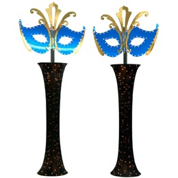 Mystery and Magic Mask Columns Kit - set of 2