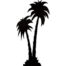 Palm Tree Silhouette Theme Kit