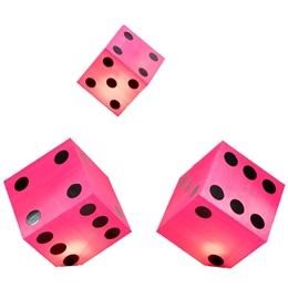 Winner Takes It All White Dice Kit set of 3