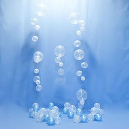 Our Blue Heaven Balloons Kit