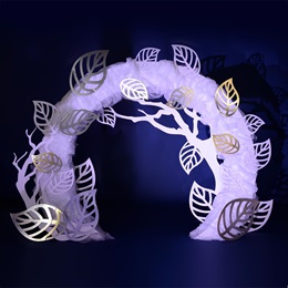 Mystic White Garden Arch Kit