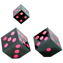 Snake Eyes Black Dice Kit set of 3