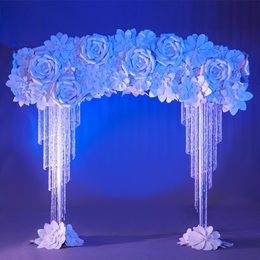 Rose White Flower Arch Kit