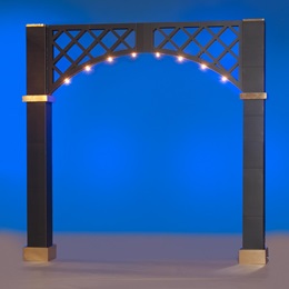 10 ft. x 10 ft. 3 in. Step Right Up Lit Arch Kit