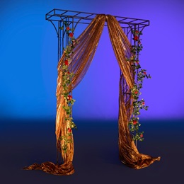 Floral Grandeur Square Top Arbor Kit