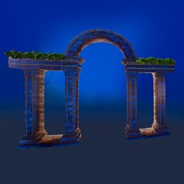 8 ft. 6 in. x 13 ft. 5 in. Posh Parisian Arch Kit