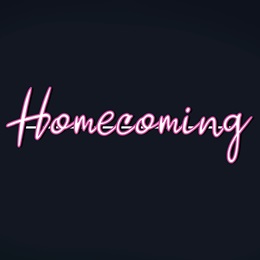 Neon Outline Homecoming Sign Kit
