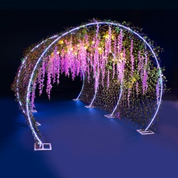 7 ft. 6 in. x 9 ft. Whispering Wisteria Tunnel Kit