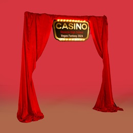 Casino Arch With Custom Sign Kit