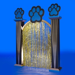 10 ft. x 7 ft. 2 in. Gold Wild Thing Paw Archway Kit
