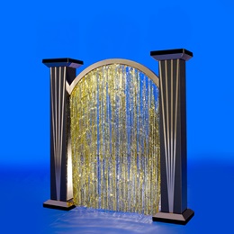 8 ft. x 7 ft. 2 in. Gold Streamers Archway Kit