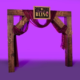 8 ft. 10 in. x 10 ft. Personalized Boots and Bling Arch Kit