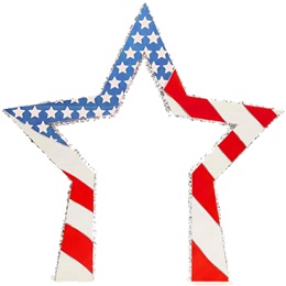 9 ft. 6 in. x 9 ft. 7 in. Patriotic Grand Star Arch Kit