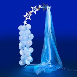 70 in. Star Dance Lighted Arc Frame Kit