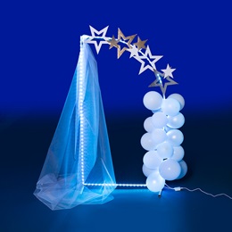 55 in. Star Dance Lighted Arc Frame Kit