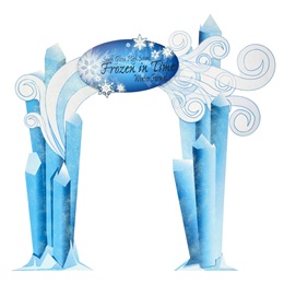 Forever Frozen Arch Kit With Personalized Sign