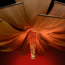 Golden Magic Chandelier and Drapes Kit
