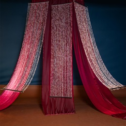 Canopy and Crystal Curtains Kit (set of 3)
