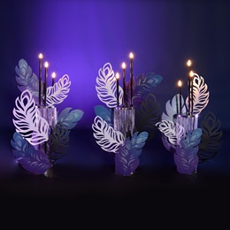 6 ft. x 42 in. Wings of Light Candle Stands Kit (set of 3)