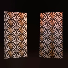 Peacock Pattern Panels (set of 2) Kit