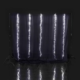 Flashes of White Lighted Backdrop Kit