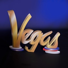 Golden Vegas Sign Kit