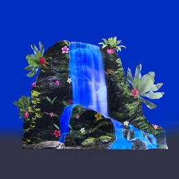 8 ft. x 11 ft. 3 in. Tropical Torrent Lighted Waterfall Kit