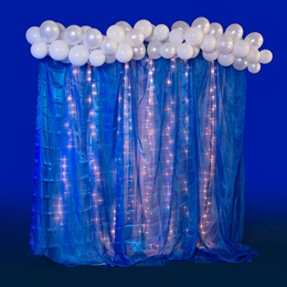 10 ft. Starlight Serenade Lighted Backdrop Wall Kit