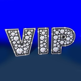 43 in. x 8 ft. 9 in. Diamond VIP Letters Kit