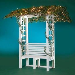 Pastoral Alabaster Bench