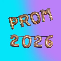 36 in. x 9 ft. 10 in. Prom and Year Balloons Kit