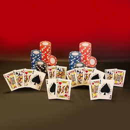 Place Your Bet Cards & Chips Kit