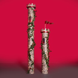 Stony Spires Castle Turrets Kit (set of 2)