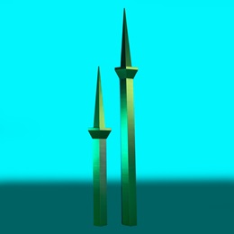 Glimmering Green Towers Kit (set of 2)