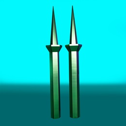 9 ft. 4 in. Majestic Emerald Towers Kit (set of 2)