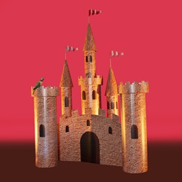 13 ft. x 11 ft. 8 in. Towering Sandcastle Stand-up Kit