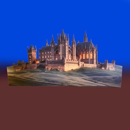 44 in. x 7 ft. 6 in. School of Celestial Magic Castle Kit