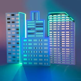 Midtown Mod Buildings Kit (set of 3)