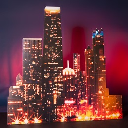 Skyline Scene Right Buildings Kit