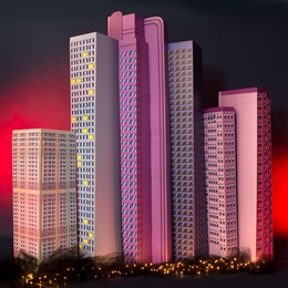 Urban Fairytale Buildings & Skyline Kit (Set of 5)