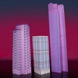 City of Dreams Buildings Kit (set of 3)