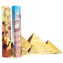 Around the World Columns and Silhouette Kit