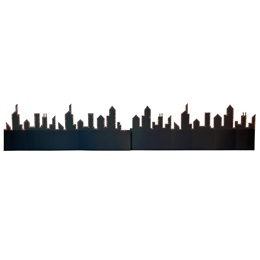 7 ft. x 36 ft. Midnight City Silhouette Backdrop Kit