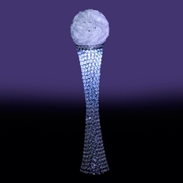 Classic Crystal Pedestal With White Ball Kit